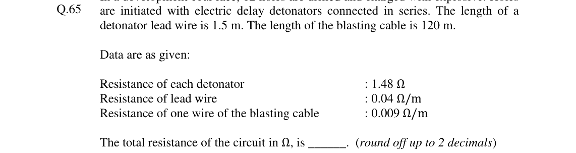 GATE 2024 MN question 65