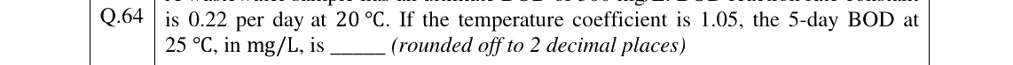 GATE 2025 MN question 64