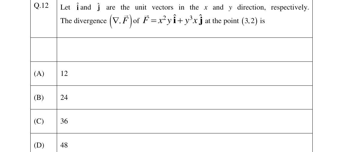 GATE 2026 MN question 12