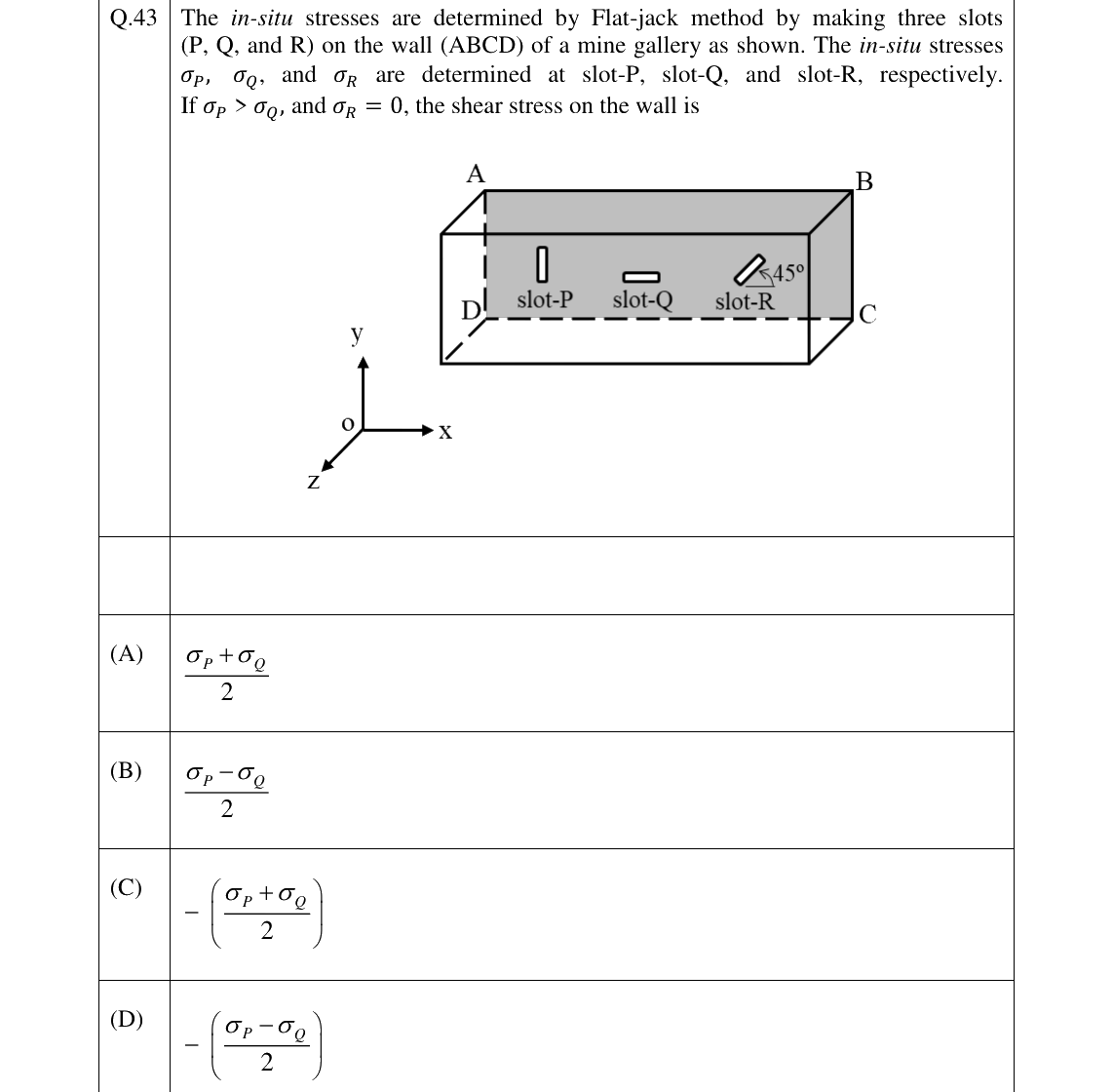 GATE 2026 MN question 43