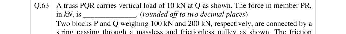 GATE 2026 MN question 63