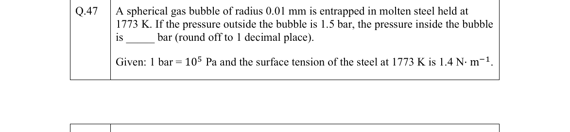 GATE 2022 MT question 47