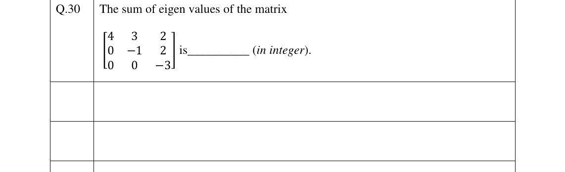 GATE 2023 MT question 30