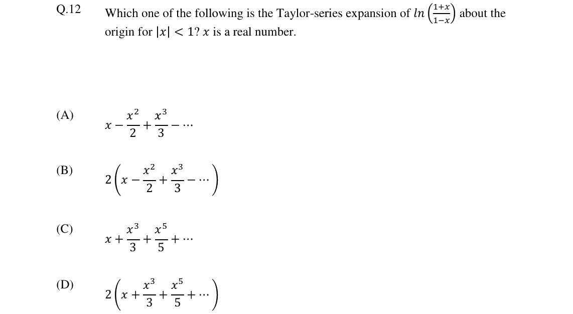 GATE 2024 MT question 12