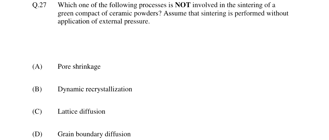 GATE 2024 MT question 27