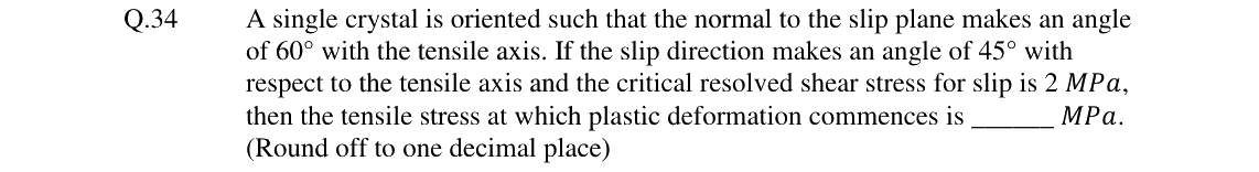 GATE 2024 MT question 34