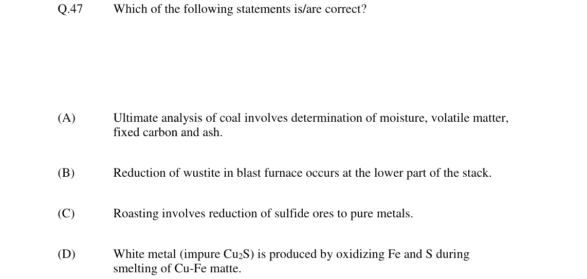 GATE 2024 MT question 47
