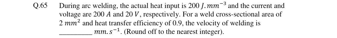 GATE 2024 MT question 65