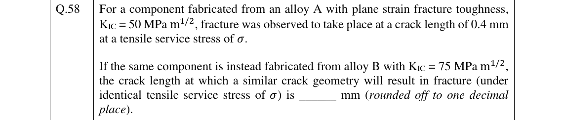 GATE 2025 MT question 58
