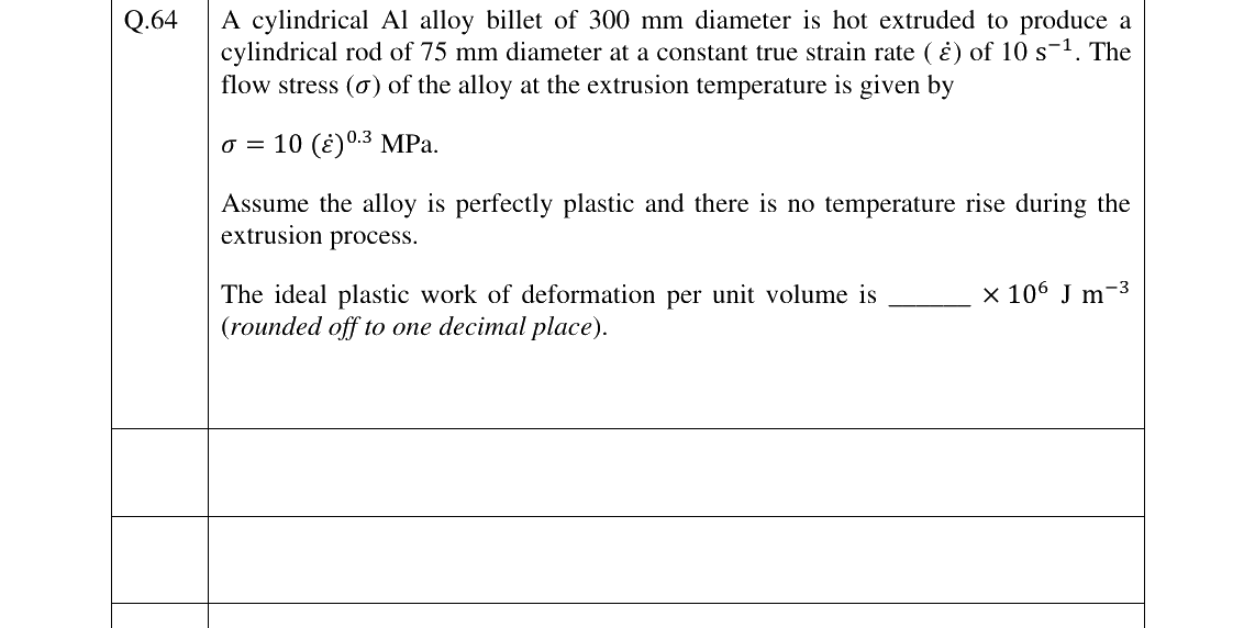 GATE 2025 MT question 64