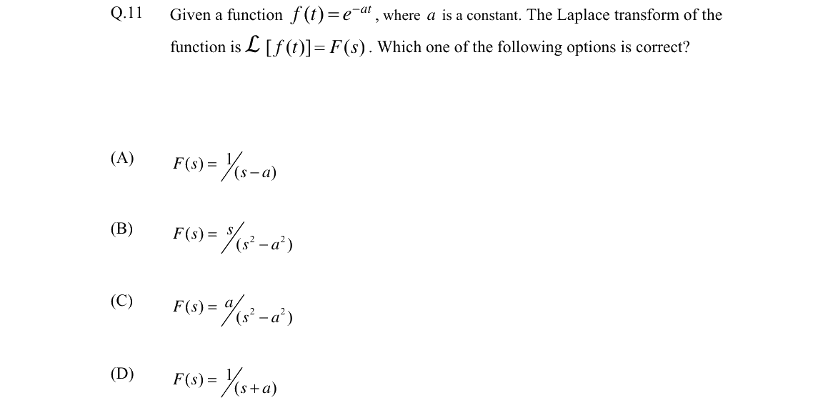 GATE 2026 MT question 11