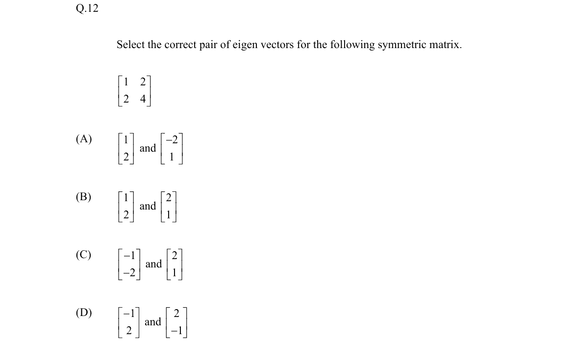GATE 2026 MT question 12