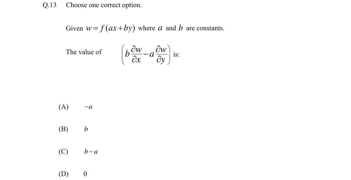 GATE 2026 MT question 13