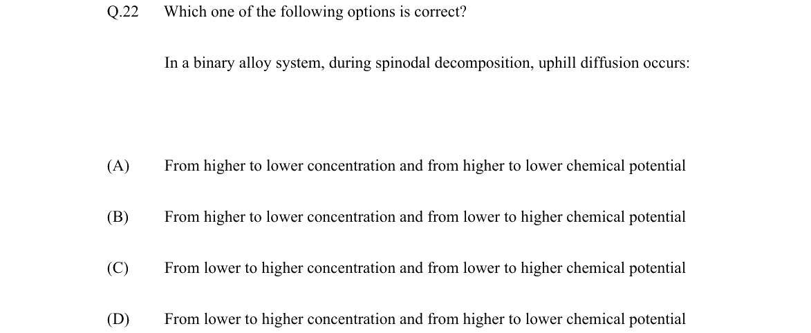 GATE 2026 MT question 22