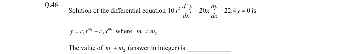 GATE 2026 MT question 46
