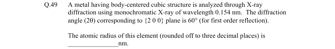 GATE 2026 MT question 49
