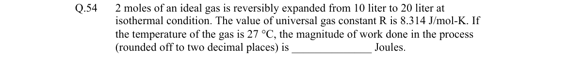 GATE 2026 MT question 54