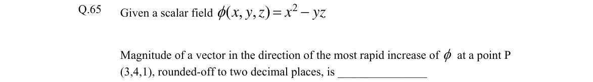 GATE 2026 MT question 65
