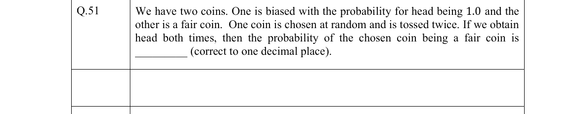 GATE 2022 NM question 51