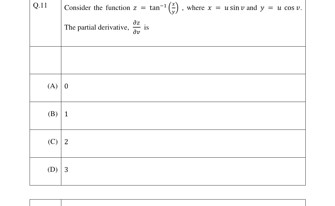 GATE 2023 NM question 11