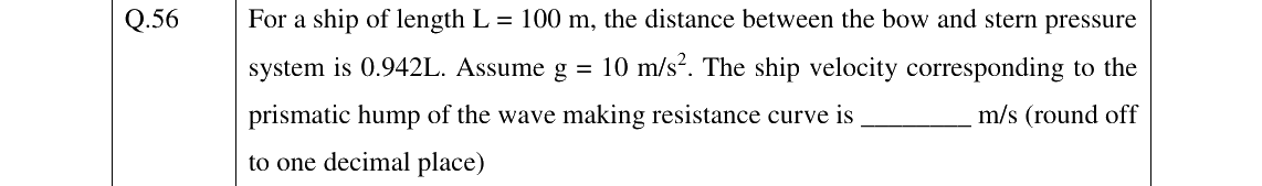 GATE 2023 NM question 56