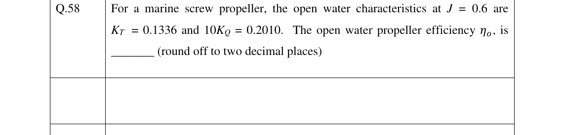 GATE 2023 NM question 58