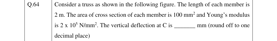 GATE 2023 NM question 64
