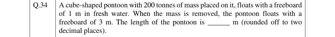 GATE 2024 NM question 34