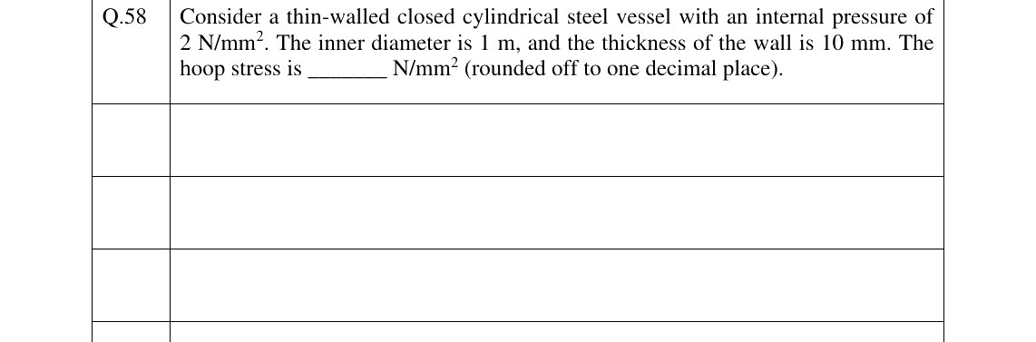GATE 2024 NM question 58