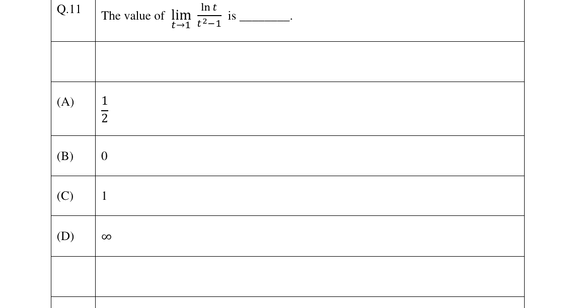GATE 2025 NM question 11