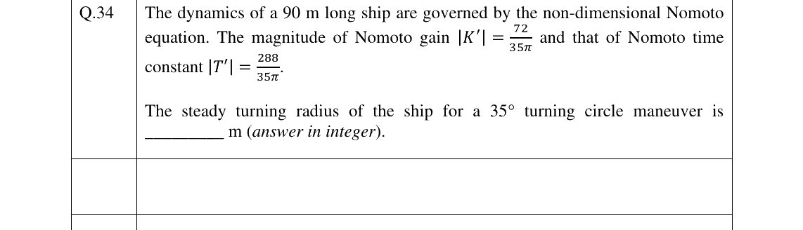 GATE 2025 NM question 34