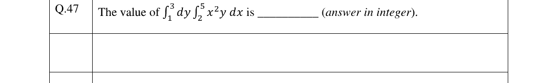 GATE 2025 NM question 47