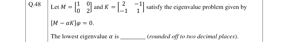GATE 2025 NM question 48