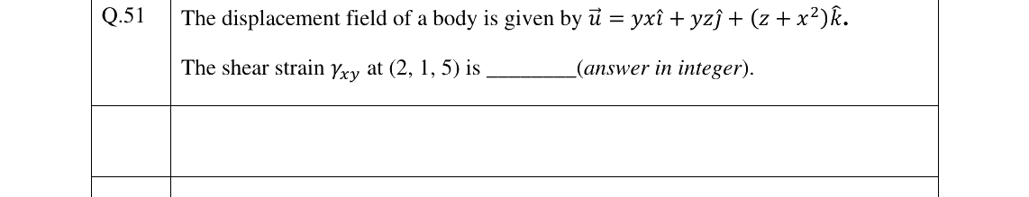 GATE 2025 NM question 51