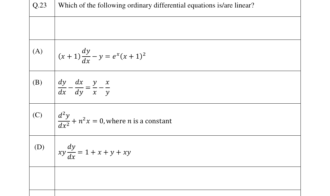 GATE 2026 NM question 23