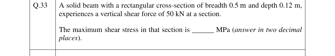 GATE 2026 NM question 33