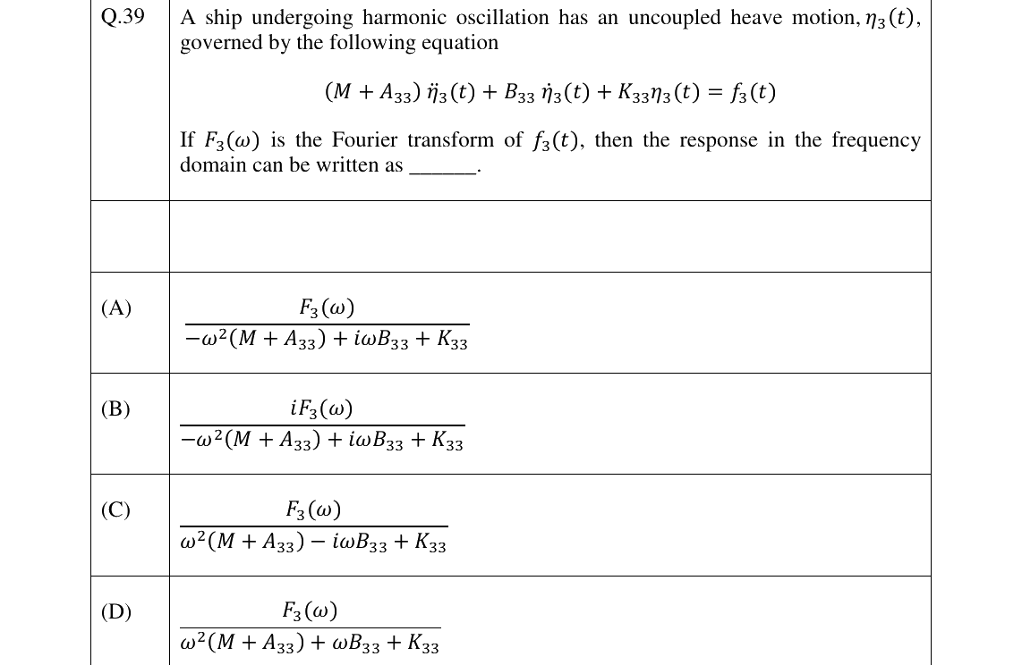 GATE 2026 NM question 39