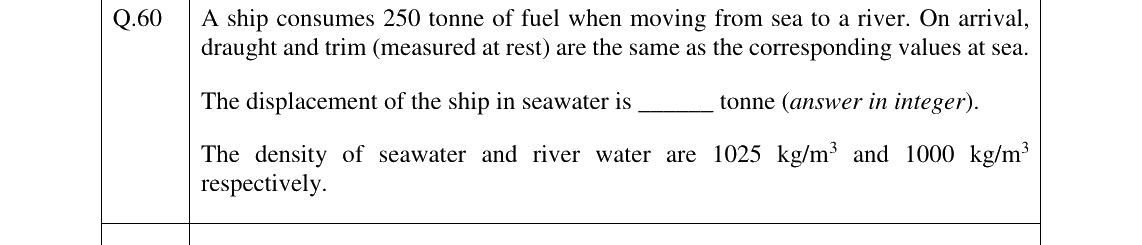 GATE 2026 NM question 60