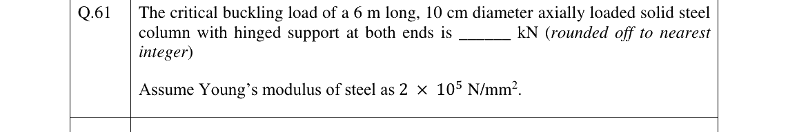 GATE 2026 NM question 61