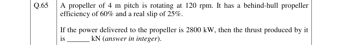 GATE 2026 NM question 65