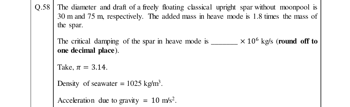 GATE 2024 PE question 58