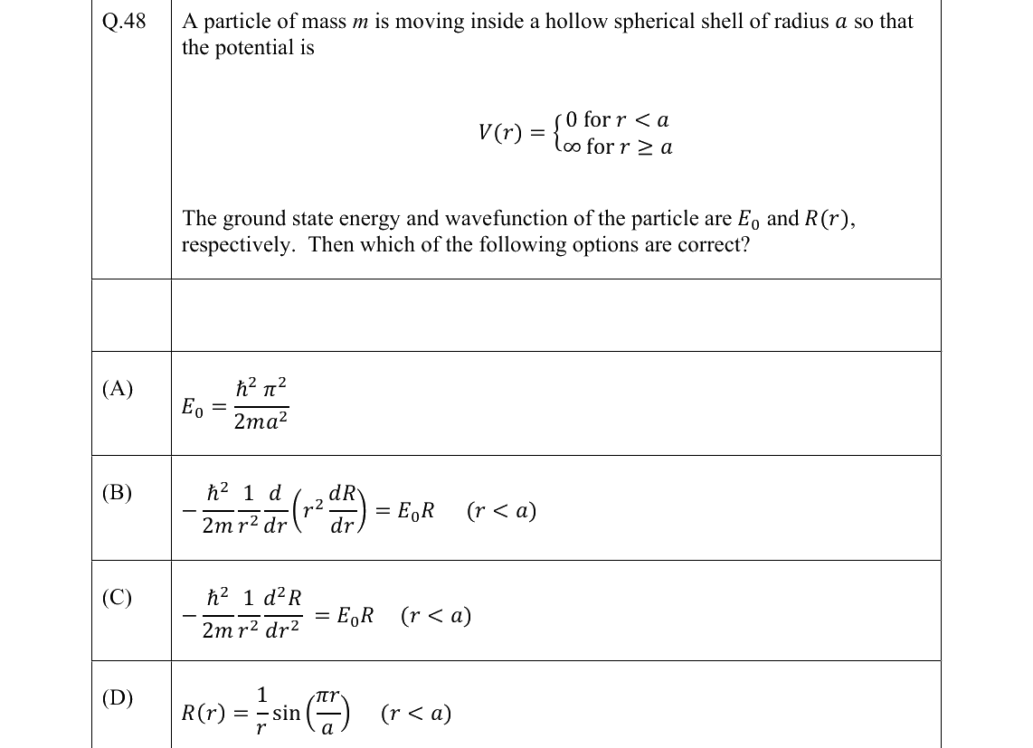 GATE 2022 PH question 48