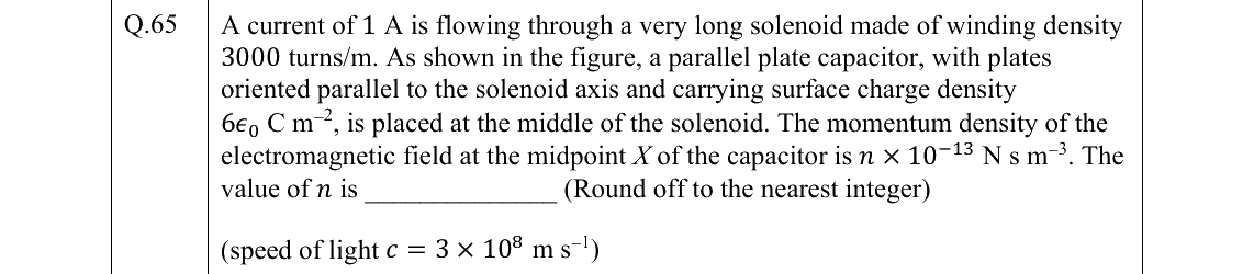 GATE 2022 PH question 65