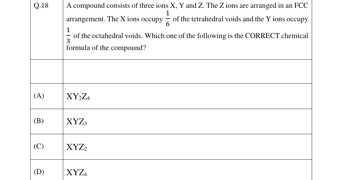 GATE 2023 PH question 18