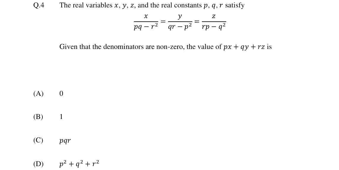 GATE 2024 PH question 4