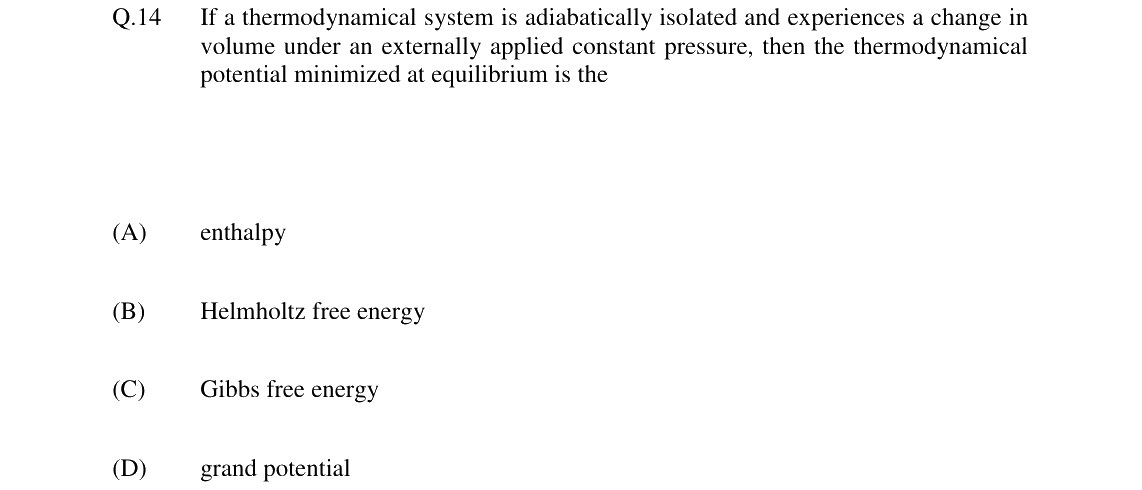 GATE 2024 PH question 14