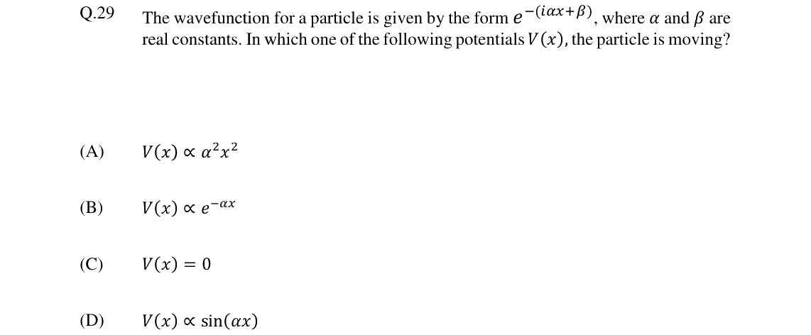 GATE 2024 PH question 29