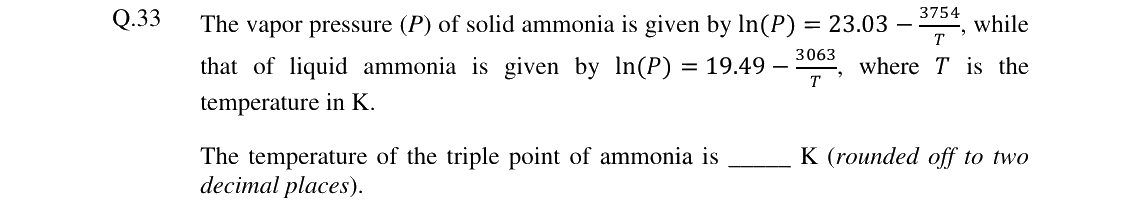 GATE 2024 PH question 33
