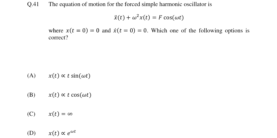 GATE 2024 PH question 41