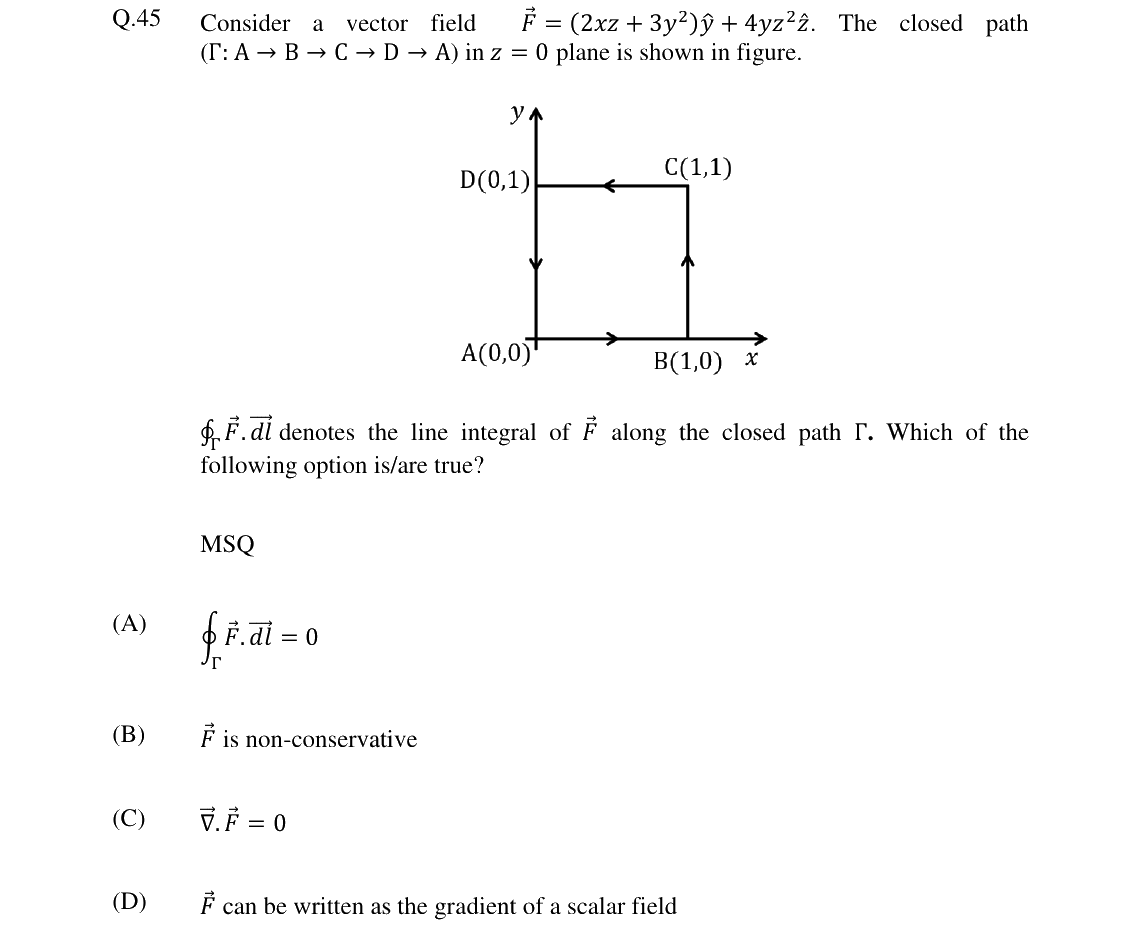 GATE 2024 PH question 45